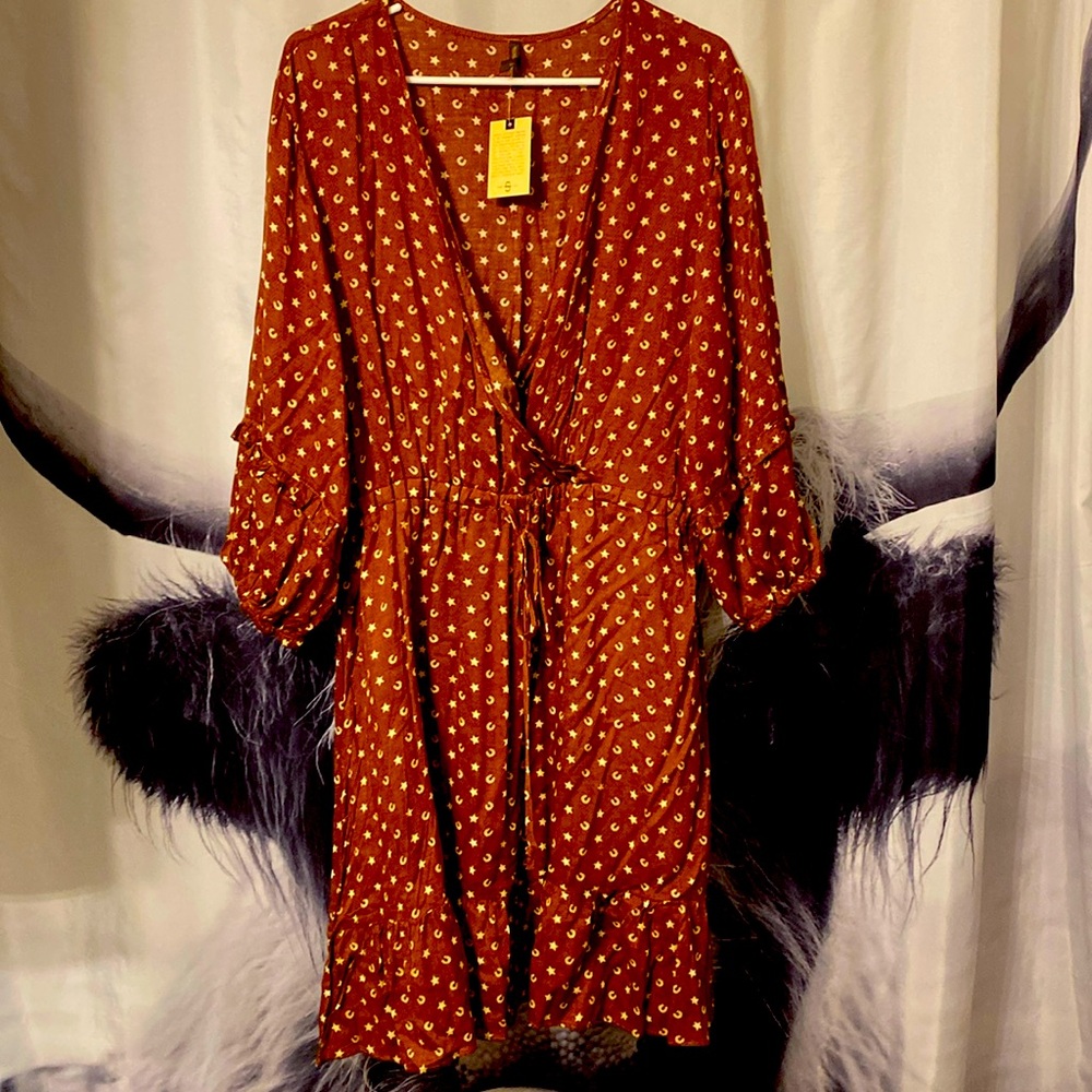 Western dress with stars and horseshoes